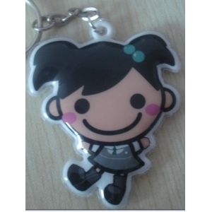 Decoration Personalized Couples Keychains , Custom Rubber Keyrings Advertisement
