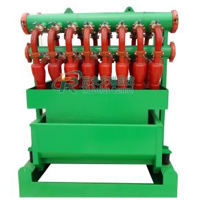 Cheap 180m3/h Polyurethane Hydrocyclone System , Multi - Function Mud Desilter for sale