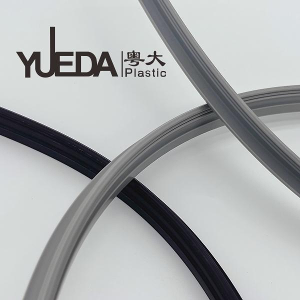 OEM ODM PVC Plastic Profiles Extruded Plastic Parts For Cabinets Glass Plastic Seal