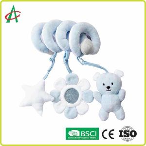 Newborn 20cm Spiral Pram Toy With Rattle And BB Squeaky