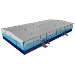 China Low Carbon Steel Q235B/Q345B Building Steel Structure Frame Entrepot Portable Warehouse on sale