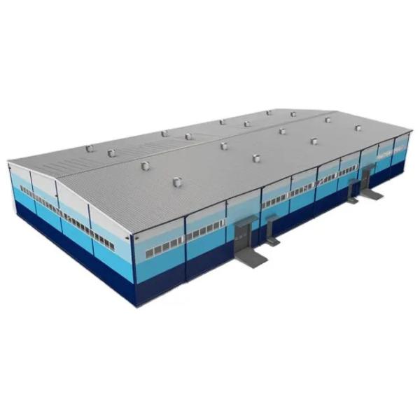 Low Carbon Steel Q235B/Q345B Building Steel Structure Frame Entrepot Portable