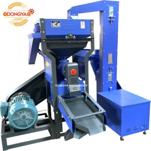 15hp Fine Bran Vibratory Rice Mill Machine With Loading Lifter 600KG Per Hour