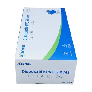 China Waterproof XS/S/M/L/XL Disposable PVC Gloves on sale