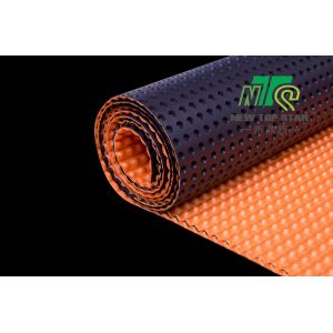 HDPE foam Dimple Drainage Board , Dimple Floor Underlayment With IXPE Foam