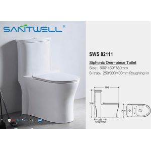 Cheap Round siphonic wc Self-cleaning glaze style Ceramic Material for sale