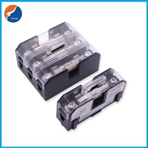 1 Pole 10x38mm Ceramic Cylinder Fuses Holder 600V 700V Fuse Base