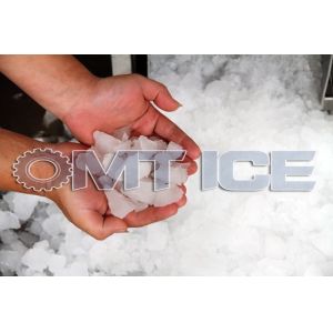 Food And Beverage Industrial Ice Crusher Machine Semi Automatic Ice Block