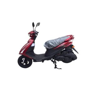gas motor scooter 125cc 150cc engine red paint  black aluminium wheel iron muffler hydraulic shock