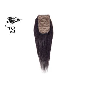 Silk Top Base Lace Front Topper Human Hair Piece , Lace Front Closure Weave