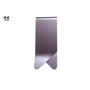 China Blank Metal Money Clip Paper Clip Fashionable Design Silver Material on sale