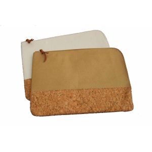 Cheap Cork ipad/laptop sleeve, customized logo available for sale
