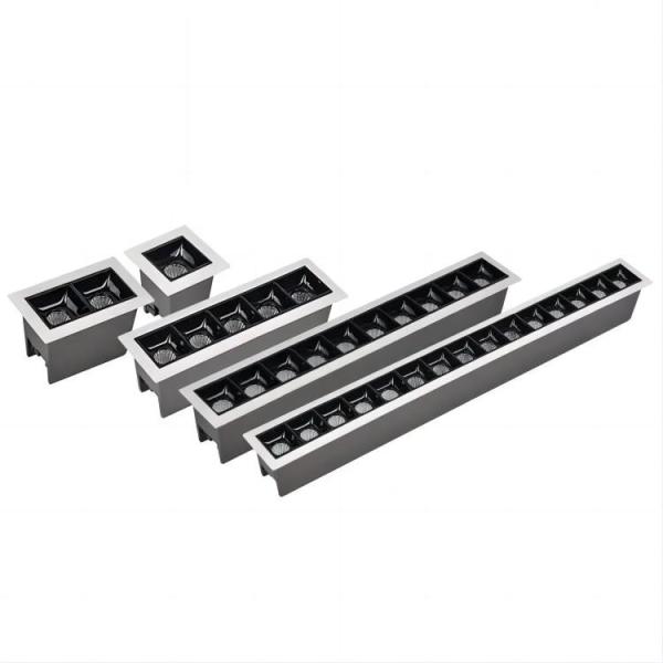 Quality Black Recessed LED Linear Spotlight 1100lm IP20 ETL Certified wholesale