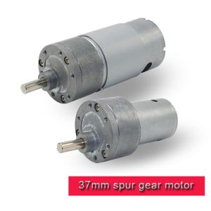 37mm Metal DC Motor Gearbox High Torque , 12 Volt 24v RS 380 / RS 555 DC Motor
