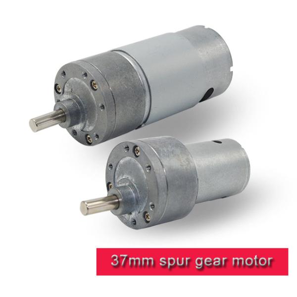 Quality 37mm Metal DC Motor Gearbox High Torque , 12 Volt 24v RS 380 / RS 555 DC Motor wholesale