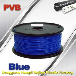 Cheap 3d Printer Metal Filament , Blue Polishing PVB Fiament 1.75mm for sale