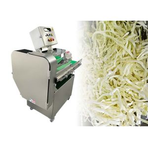 Large Vegetable Cutting Machine 1500kg/H With 200mm Width Conveyor Belt Inlet