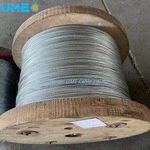 Bare Overhead Stay Wire/Guy Wire ASTM A475 Galvanized Steel Wire Strand 7/16 7/3