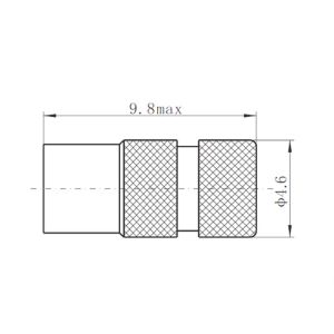 Chip Resistor RF Matched Load Termination with SMP Male Connector DC - 40GHz