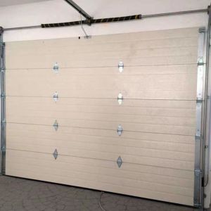 Horizantal Sliding Overhead 16x7 Roll Up Garage Door With PU Panel