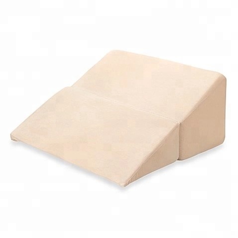 Folding Sex Reflux Wedge Shaped Pillow , Height Adjustable Shredded Memory Foam