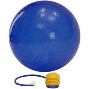 Quality 75cm/85cm Anti-brust Pvc swiss Ball with foot-pump wholesale