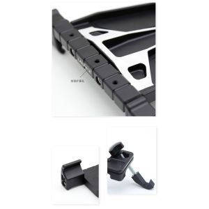 TK 300 Black Dash Phone Holder for Flexible Angle and Center Console Bracket Set