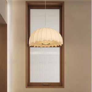Cheap Decor Luxury E27 LED Pendant Lamp Silk Chandeliers For Living &amp; Dining Room for sale