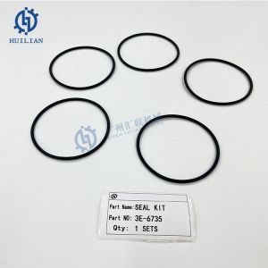 Excavator Seal Kit 3E-6735 91.67mm Inner Diameter Seal O Ring For 340 307 3512E