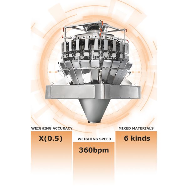 360BPM Combination Weigher Machine Sachet Filling and Sealing Machine Stand up Pouch Packaging Machine