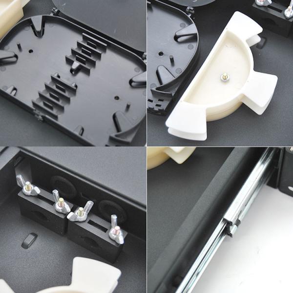 0.9mm 144 Core 72 Port Patch Panel 19 Inch Optical Odf