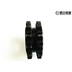 ANSI/DIN Double Pitch Chain Sprockets Blacken Surface Finish For Agricultural