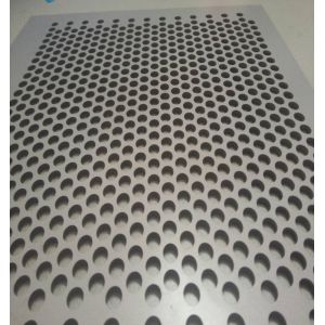 Cheap Various Colors Perforated Aluminum Composite Plate Customized Perforation Density 0-90 Degrees Angle for sale