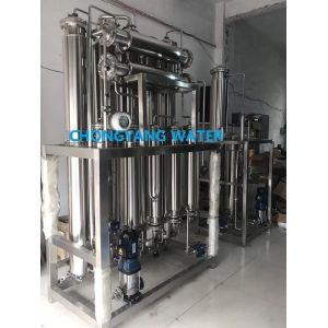ISO GMP Multi Column Distillation Stills Water Distillation Unit For Water