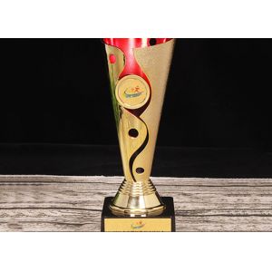 Colorful Plating ABS Plastic Trophy Cup Custom Design And Logo Accepted