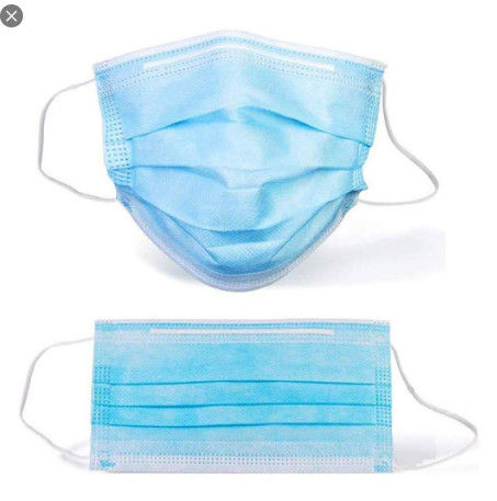 Quality Breathable 3 Ply Disposable Face Mask With Adjustable Noise Piece wholesale