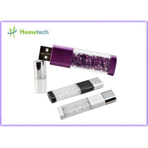 China Crystal Stylus USB pen drive 8gb/ Custom oem Logo 8GB crystal glass USB Flash drives on sale