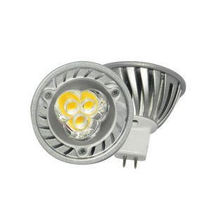 3 Watt Interior MR16 Led Bulb Lights Super Bright / 2600K LED Spot Light