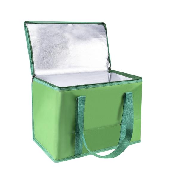 Customized Big Capacity Thermal Zipper Insulated Cooler for Meal Prep and Pizza