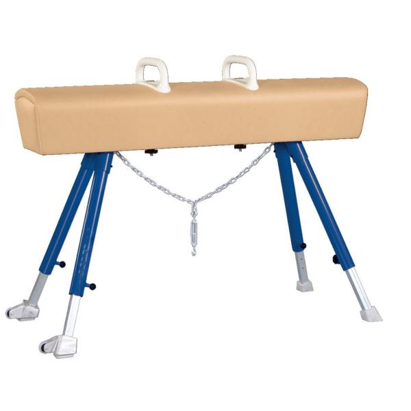Quality Gymnastics Training Sports Pommel Horse  With Robust Special Padding Coated In Real Leather wholesale