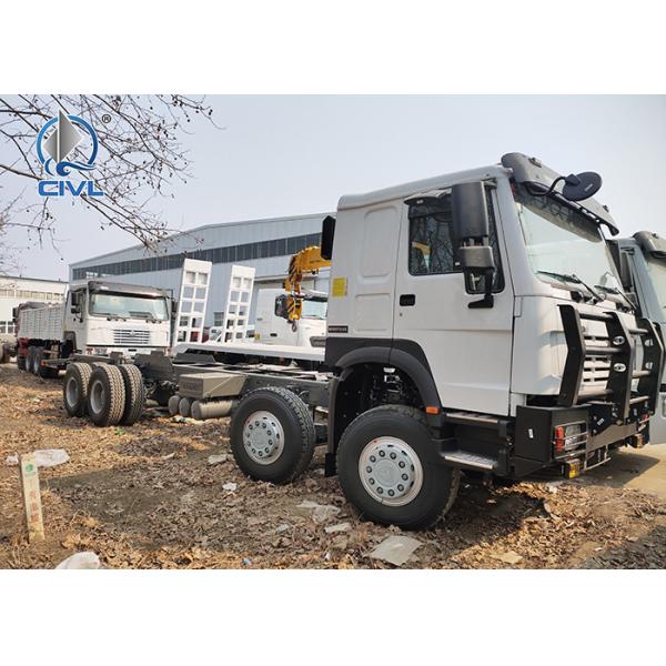 8 X 4 Heavy Cargo Trucks With 371 HP Engine , Heavy Duty Trucks Cargo Truck Chassis Colour Option