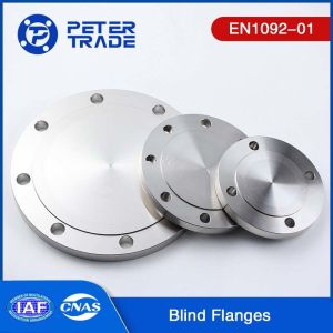 China ASTM A105 EN1092-01 Carbon Steel and Stainless Steel Blind Flanges PN25 BLFF Corrosion Resistant For Chemical Industry on sale