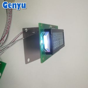OEM LCD Seven Segment Display HTN Blue 5V LCD Screen With PCB Board