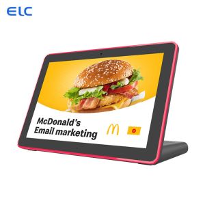 Anti Theft L Shape RK3288 POE Touch Display Desktop Android Tablet With Led