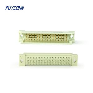 Male DIN41612 Connector 3row 3*16 32pin 48pin Vertical PCB Eurocard Connector