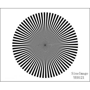 Cheap CE Resolution Test Chart Sineimage YE0121 Sector Star Target Transparent / Reflectance for sale
