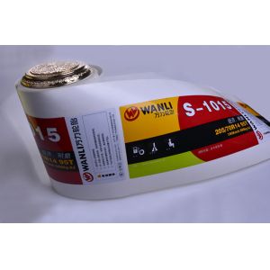 Super strong adhesive heat resistant rubber tyre sticker printing custom