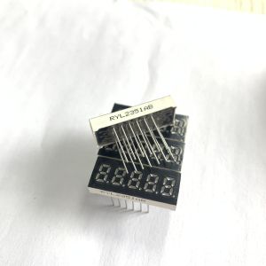 Tn Monochrome 7 Segment LED Display 10mm Pixels Common Anode 8 Digital