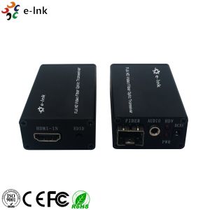 Mini HDMI Fiber Optic Extender with external stereo audio