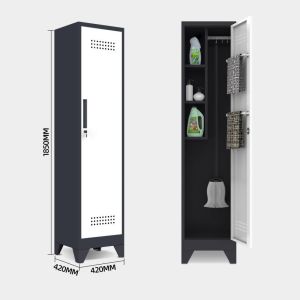 China Powder Coating Cleaning Tools Storage Cabinet 1850mm Height on sale